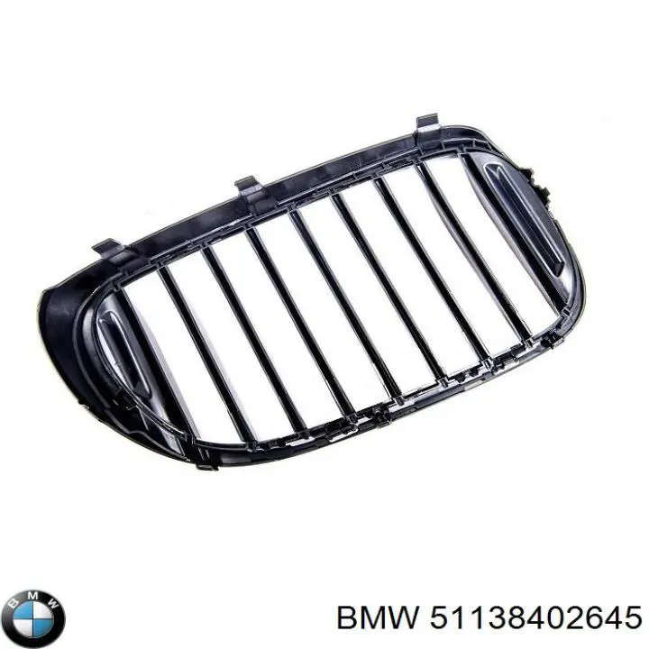 Купить 51138402645 BMW Решетка радиатора левая