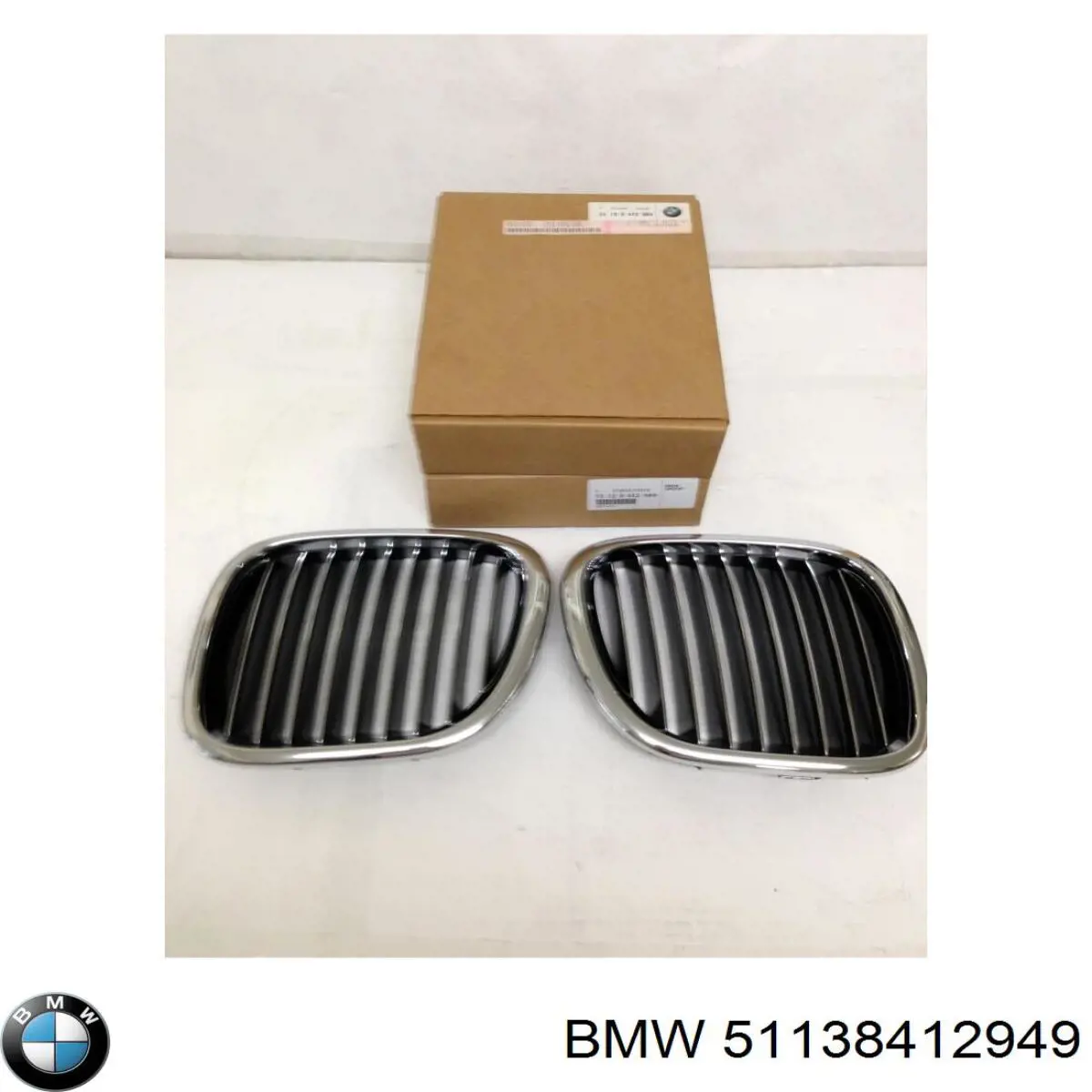 51138412949 BMW Решетка радиатора левая