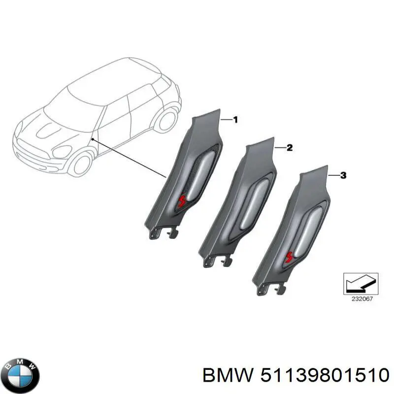  BMW 51139801510 цена, от 14.39 USD