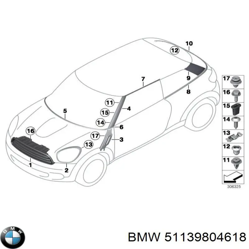  BMW 51139804618 цена, от 50.68 USD