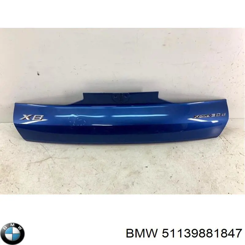51139881847 BMW Накладка крышки багажника