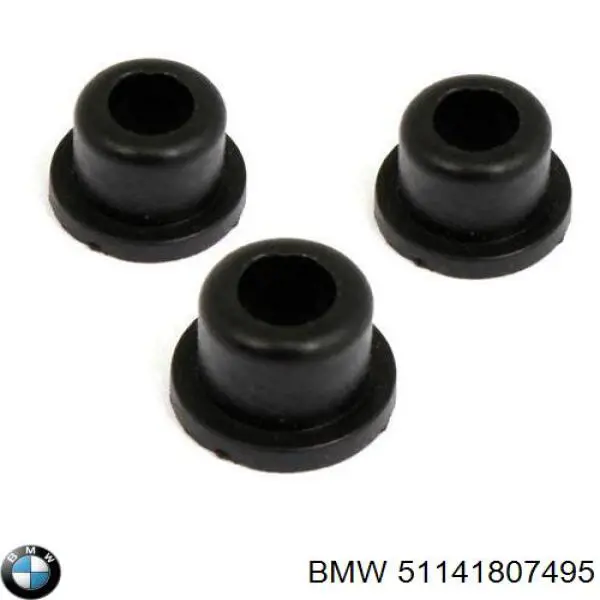 Clips de fijación para rejilla de radiador de panel 51141807495 BMW