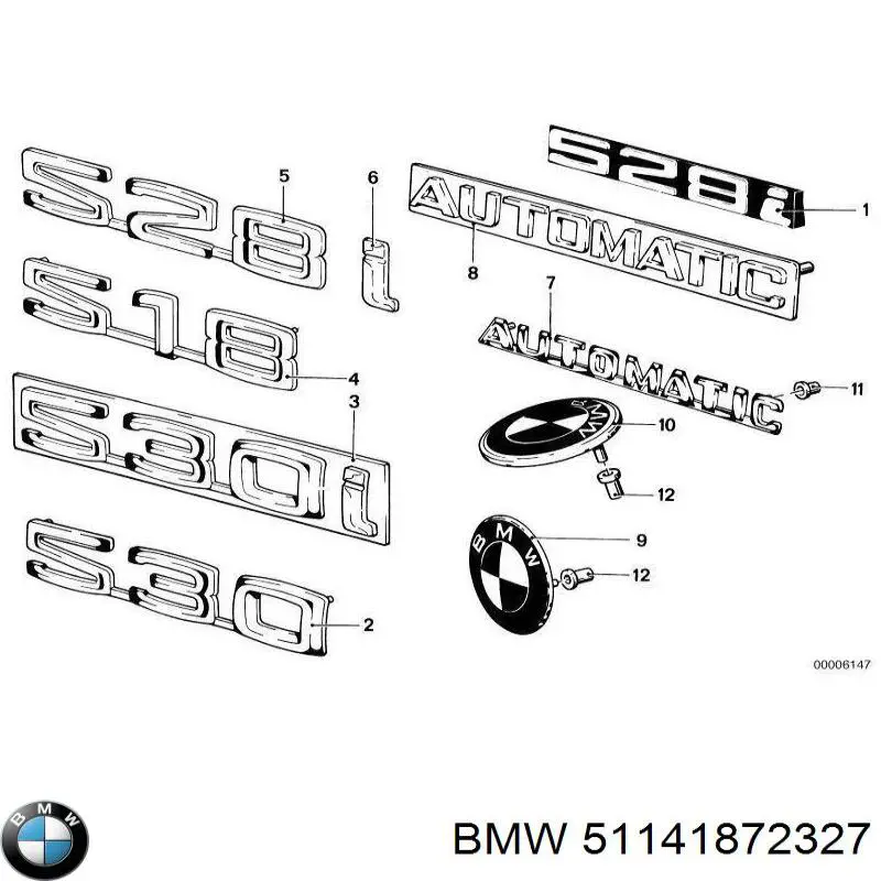  51141872327 BMW