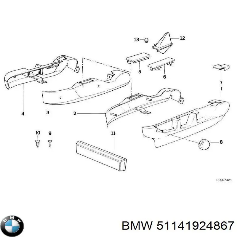  BMW 51141924867 цена, от 55.02 USD