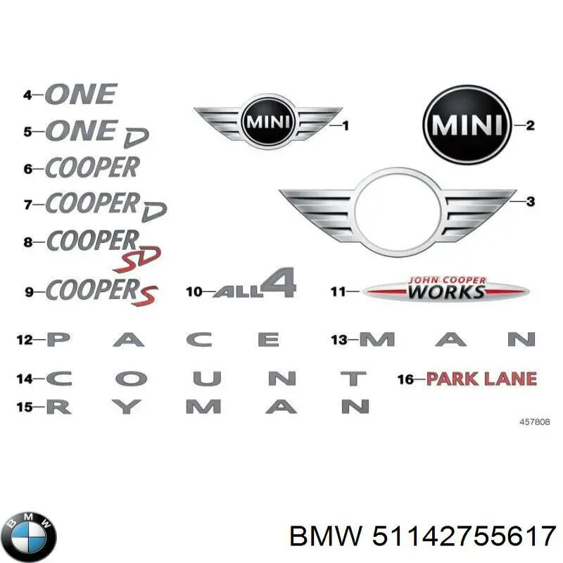  BMW 51142755617 цена, от 19.07 USD