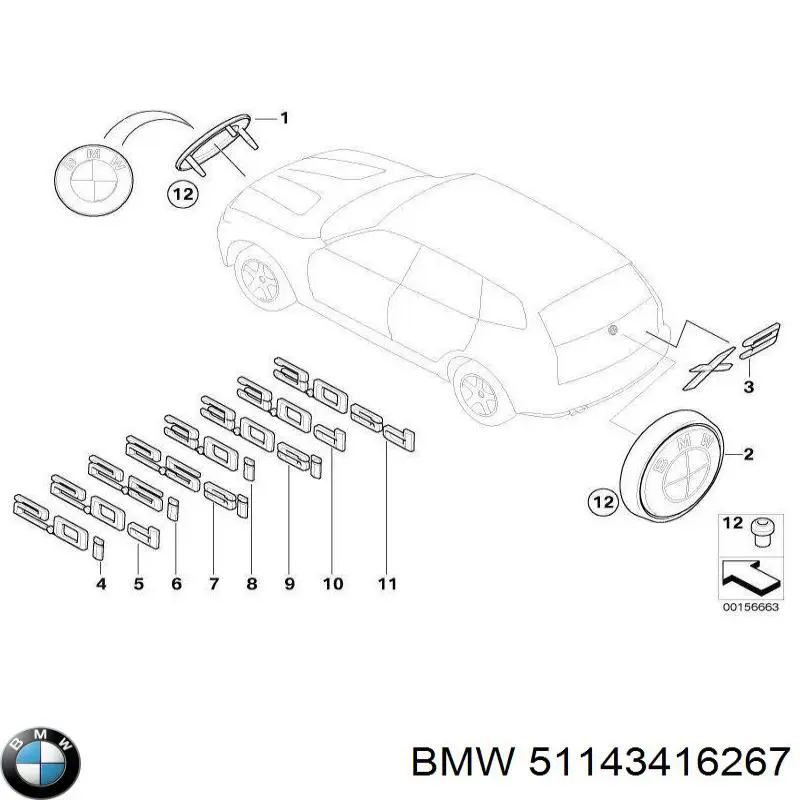 51143416267 BMW 