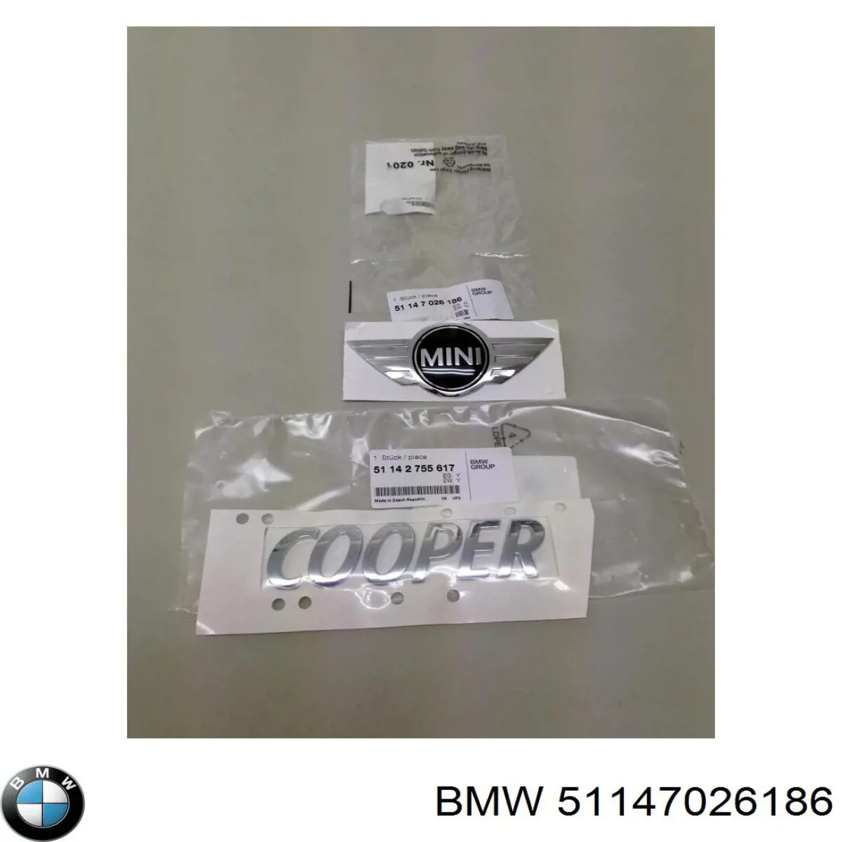 Фирменный значок BMW 51147026186 цена, от 54.71 USD