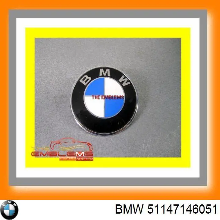 Эмблема капота 51147146051 BMW