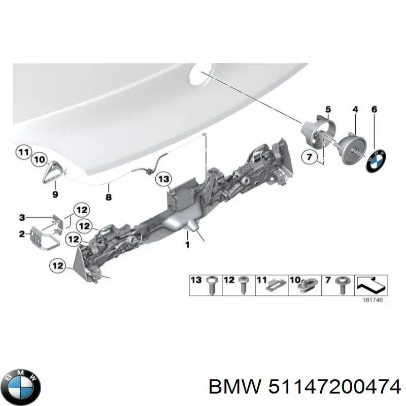 Купить 51147200474 BMW 