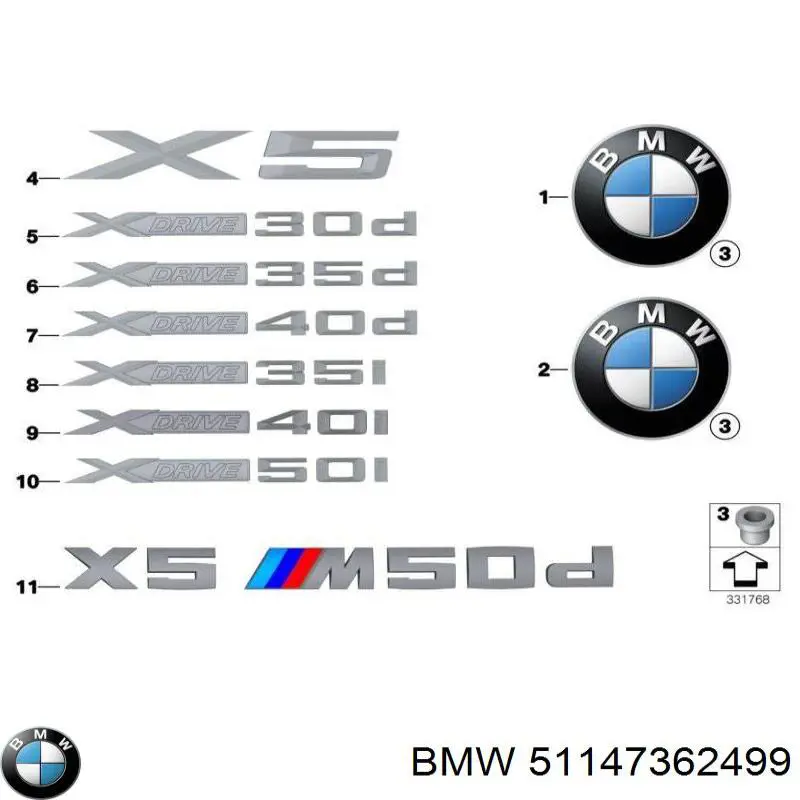 51147362499 BMW 