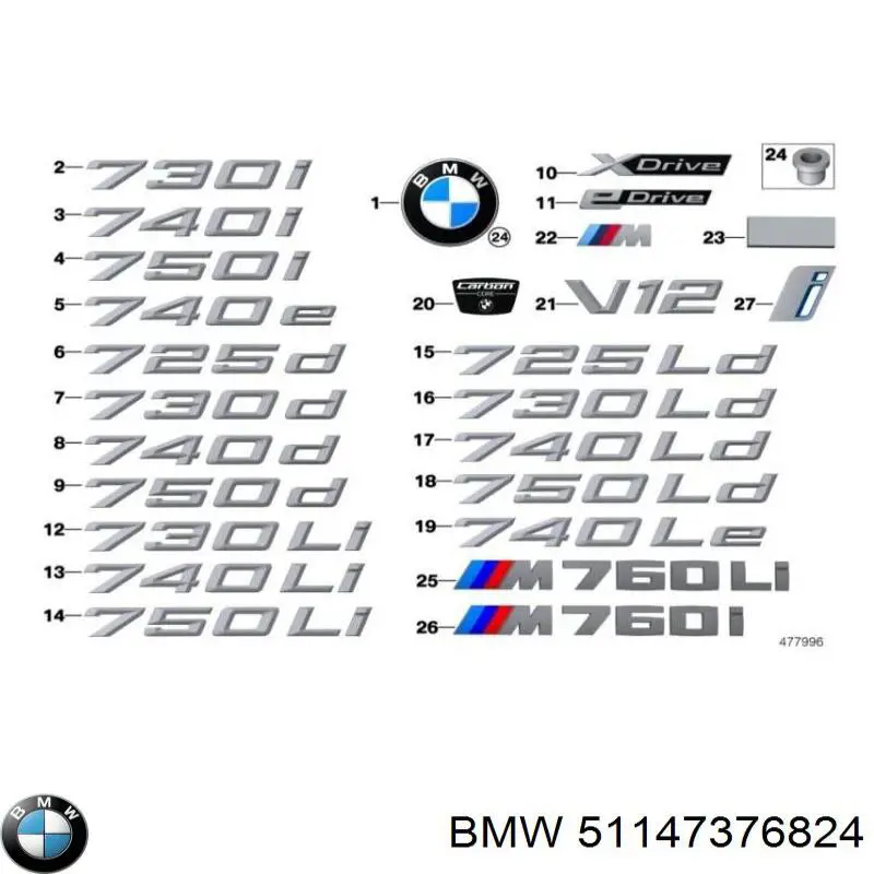 51147376824 BMW 