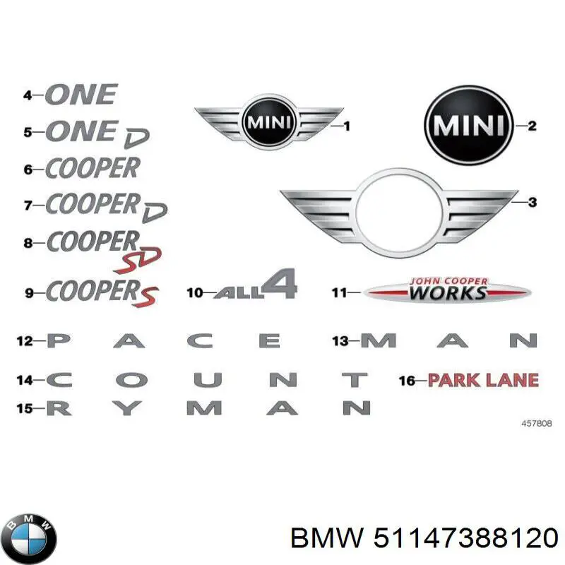  51147388120 BMW