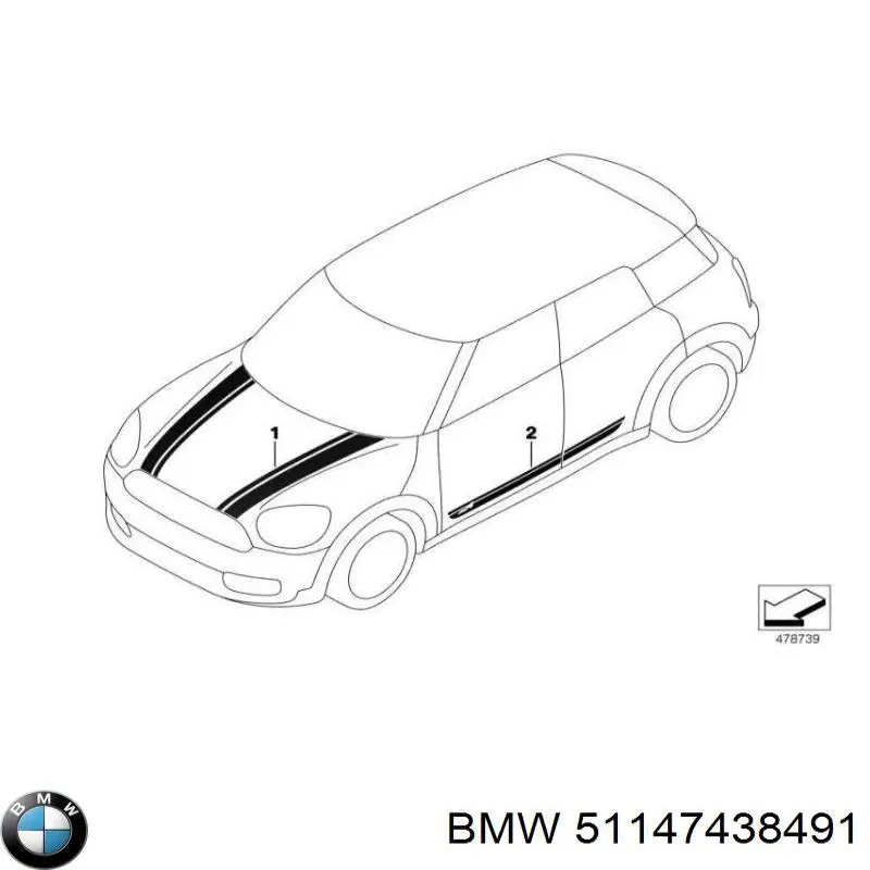  BMW 51147438491 цена, от 84.17 USD