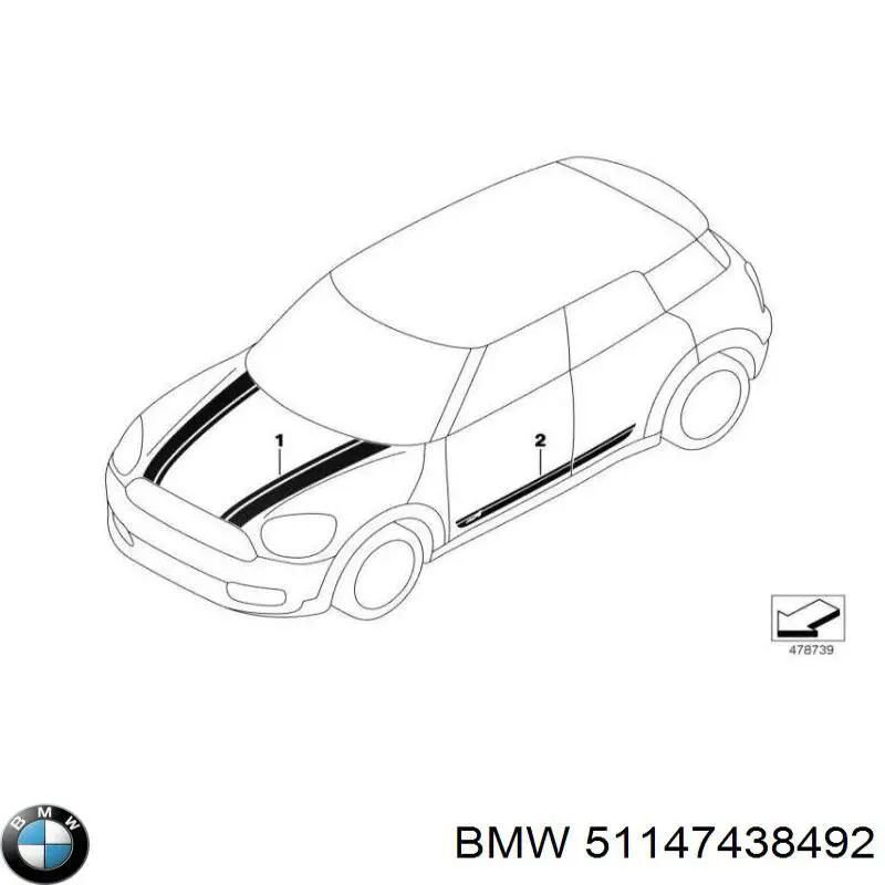  51147438492 BMW