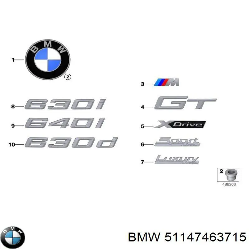  51147463715 BMW