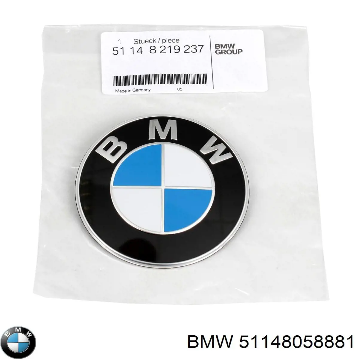Купить 51148058881 BMW Эмблема капота