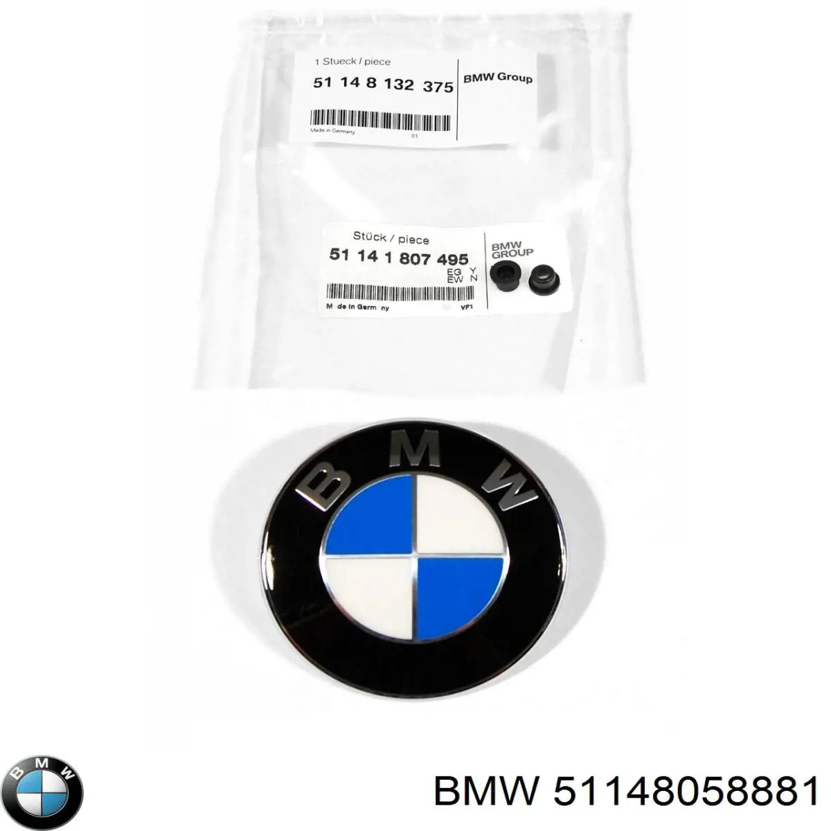 Эмблема капота 51148058881 BMW