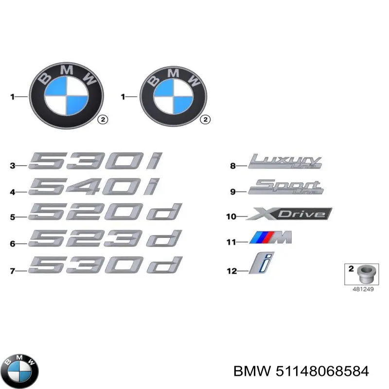  51148068584 BMW