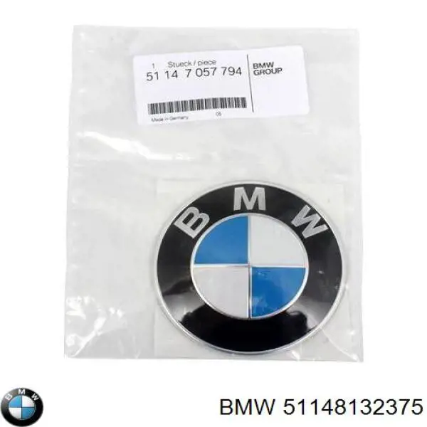 Купить 51148132375 BMW Эмблема капота