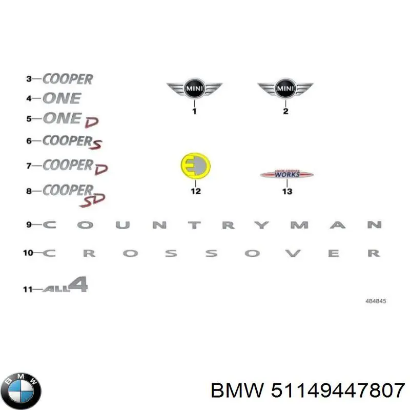  51149447807 BMW