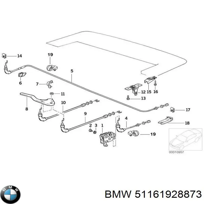  BMW 51161928873 цена, от 3.81 USD