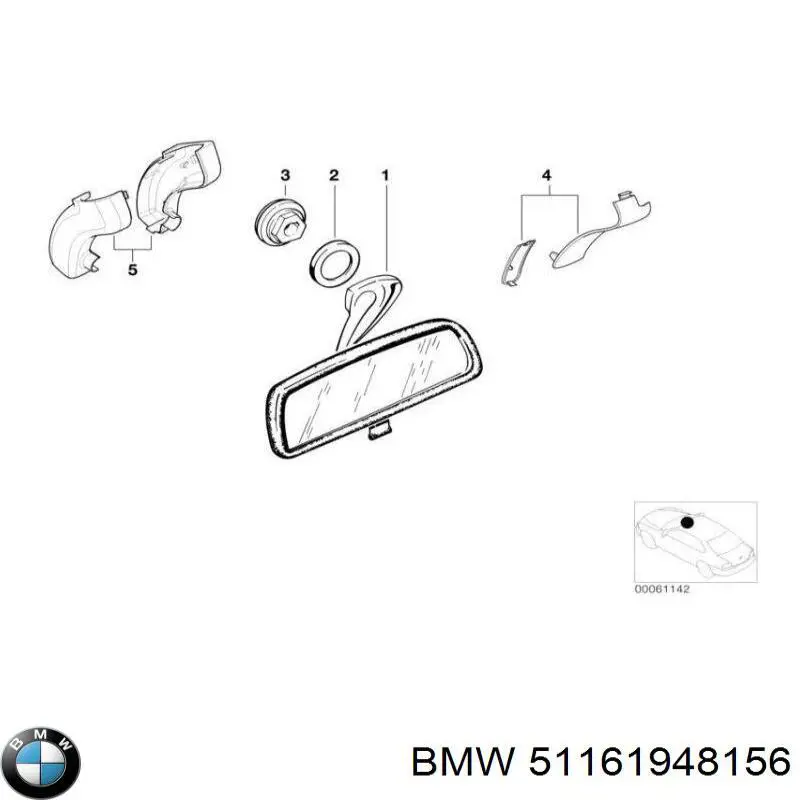  BMW 51161948156 цена, от 395.27 USD