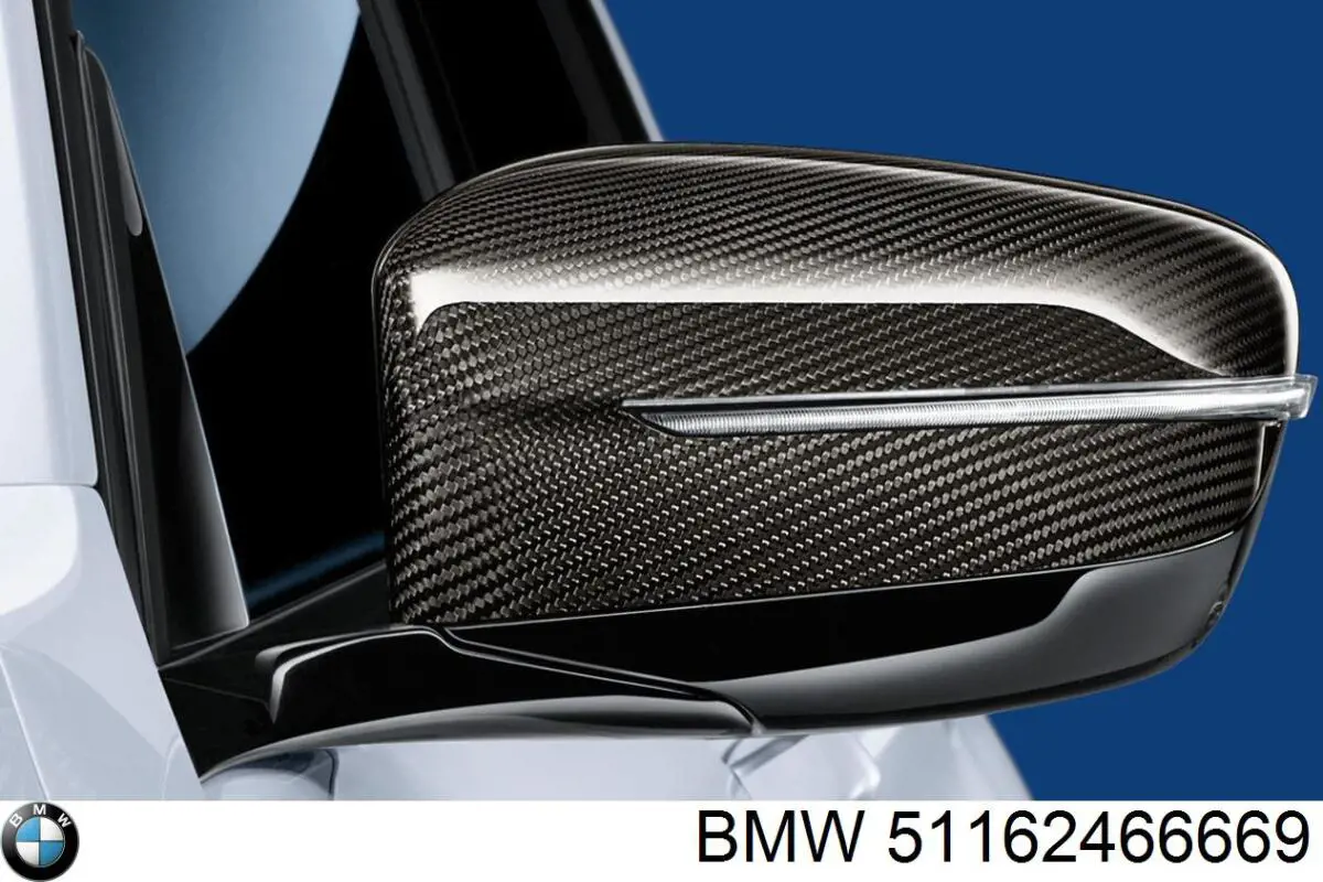 51162466669 BMW Накладка зеркала заднего вида, левая