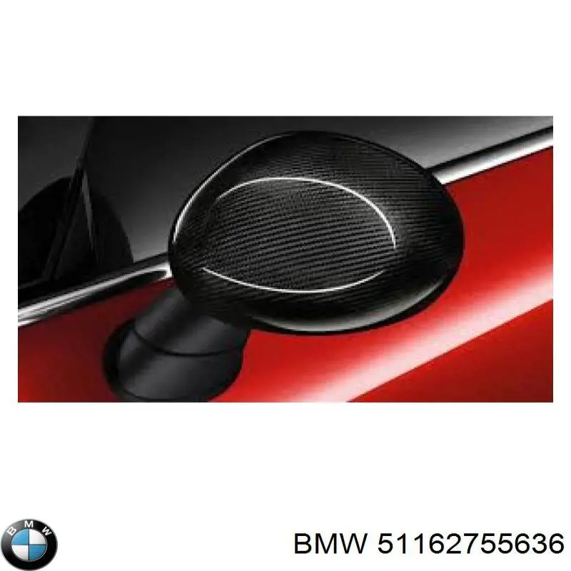 51162755636 BMW зеркало заднего вида правое