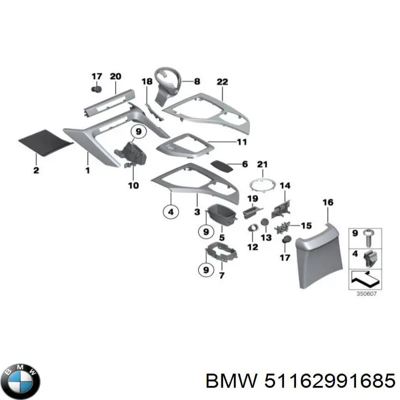  BMW 51162991685 цена, от 32.94 USD