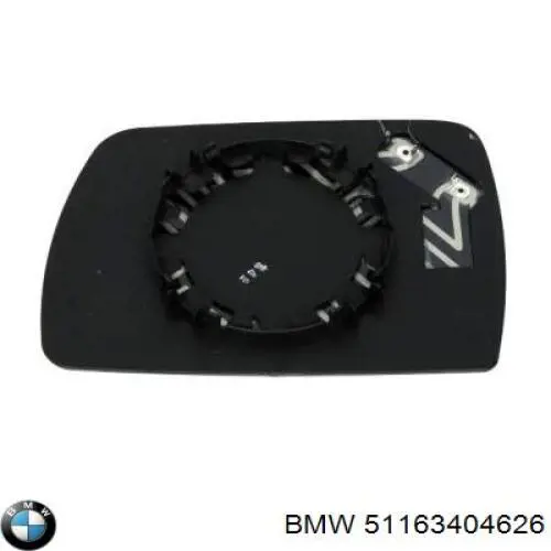 Стекло правого зеркала заднего вида 51163404626 BMW