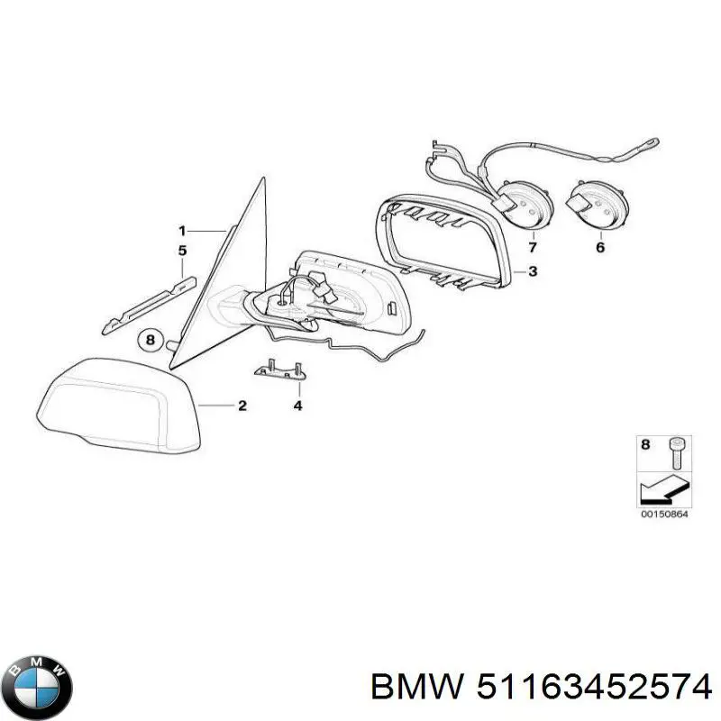  BMW 51163452574 цена, от 55.74 USD