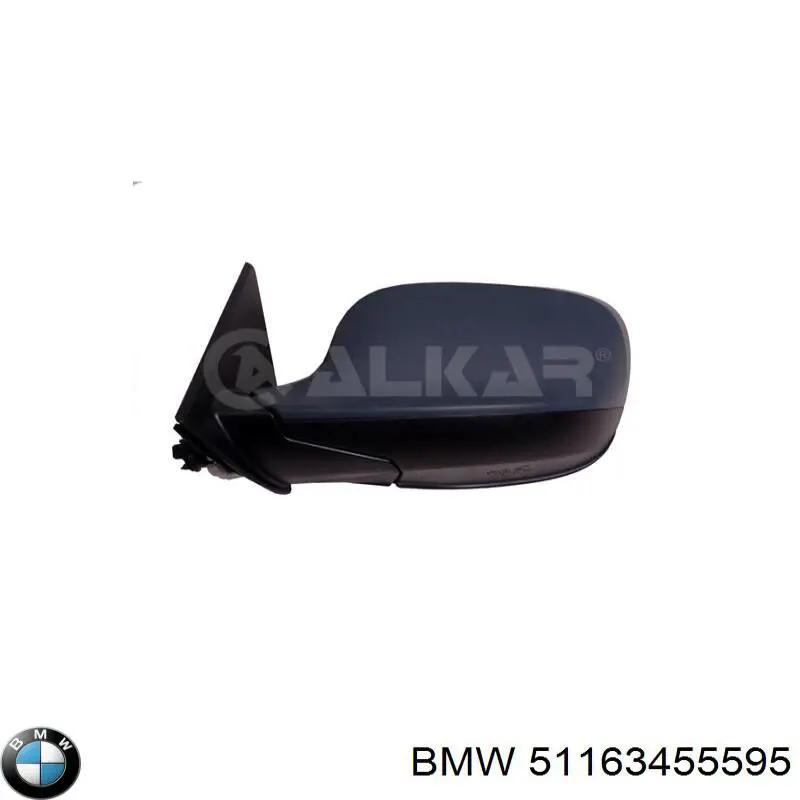Зеркальный элемент водительского зеркала BMW 51163455595 цена, от 39.87 USD