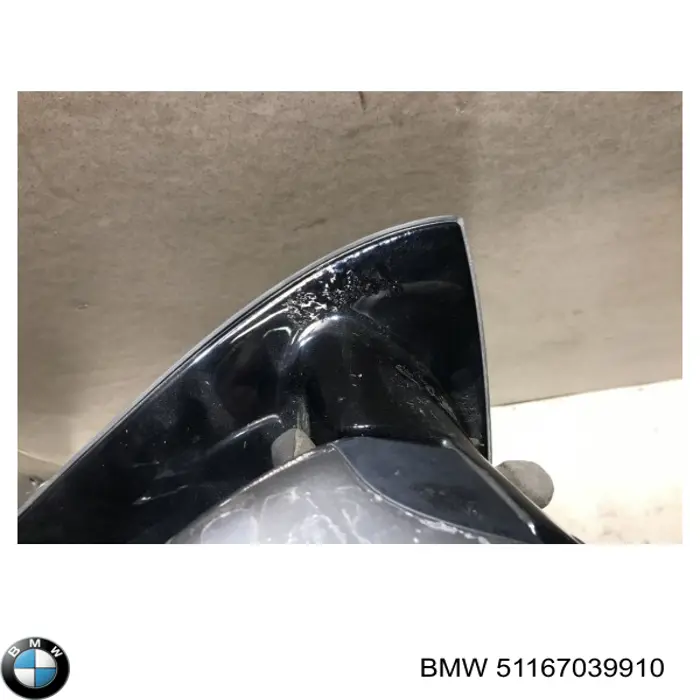 Корпус зеркала заднего вида левого (внутрення часть) BMW 51167039910 цена, от 127.02 USD
