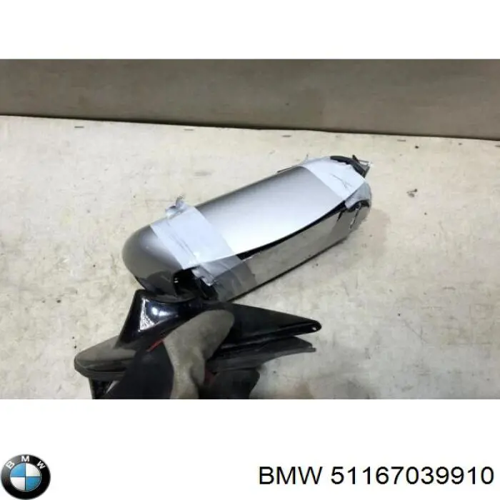 Корпус зеркала заднего вида левого (внутрення часть) BMW 51167039910 цена, от 127.02 USD