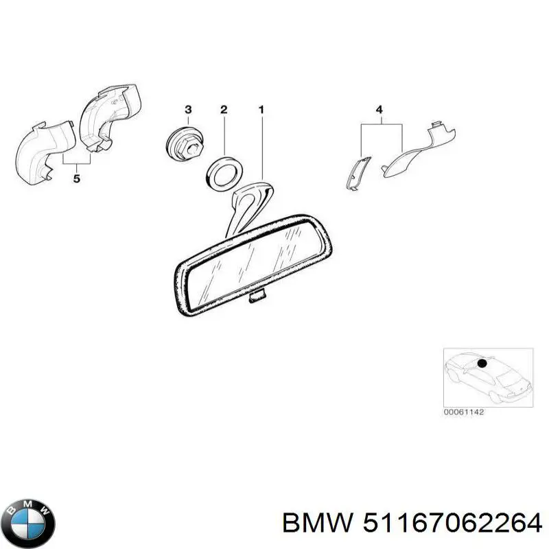  BMW 51167062264 цена, от 14.61 USD