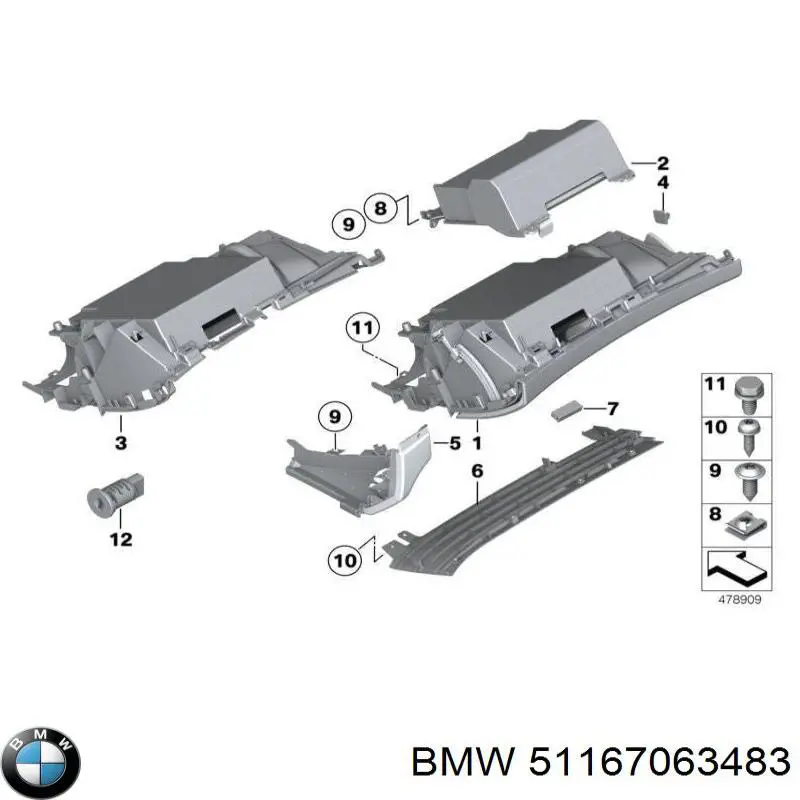  BMW 51167063483 цена, от 6.65 USD