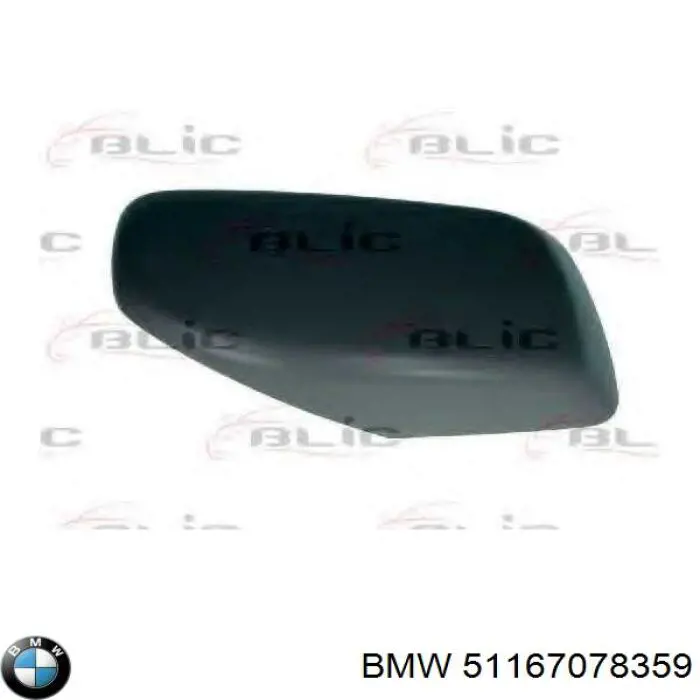 51167078359 BMW накладка (крышка зеркала заднего вида левая)
