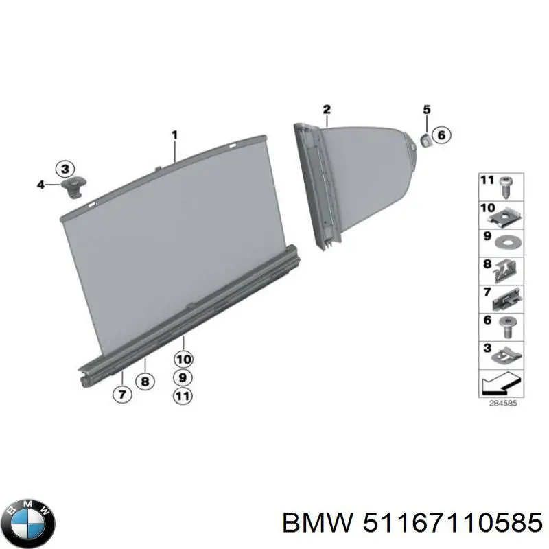  51167110585 BMW