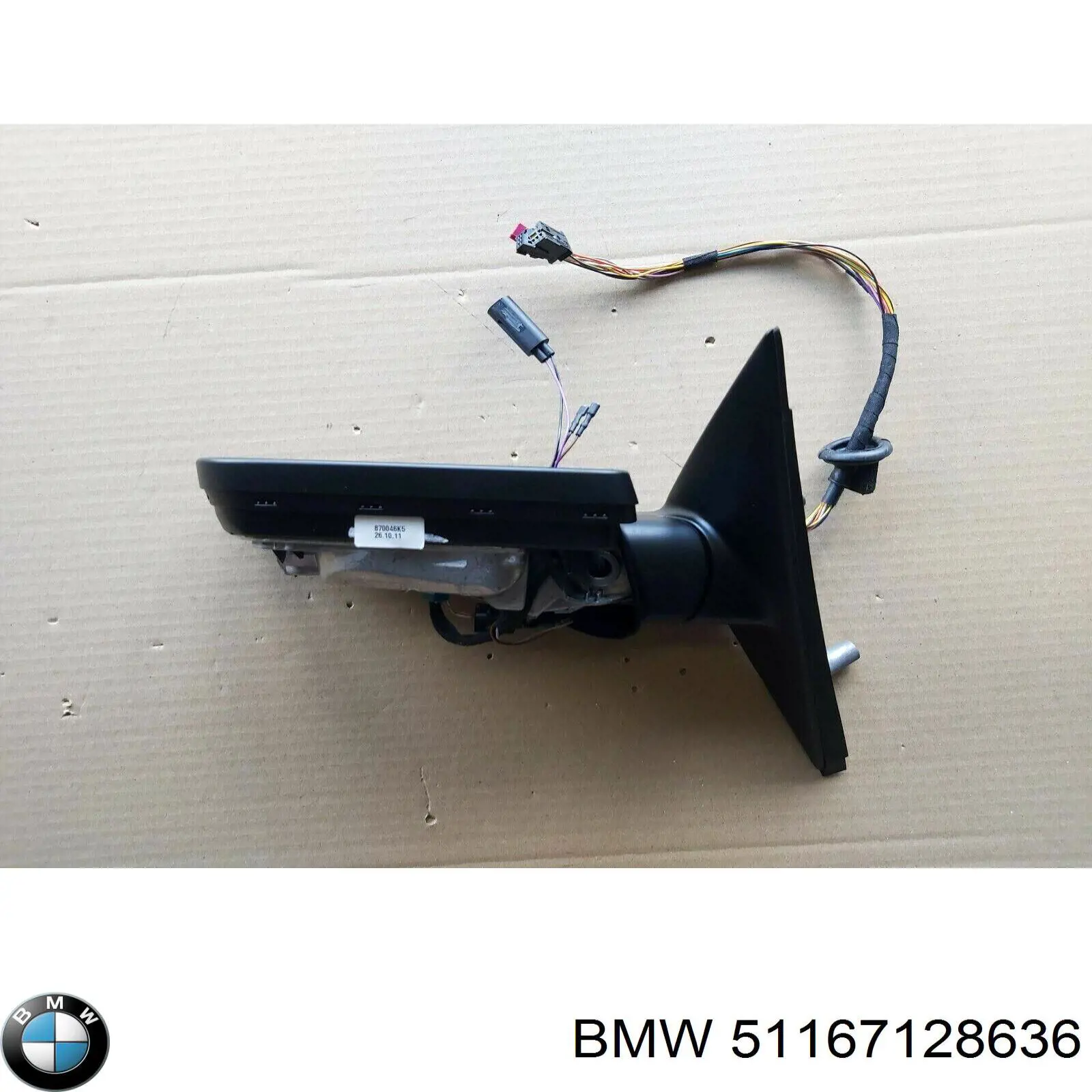 Купить 51167128636 BMW Боковое зеркало заднего вида правое