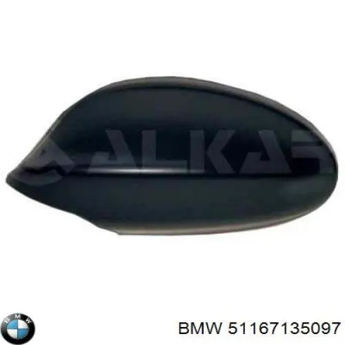 51167135097 BMW накладка (крышка зеркала заднего вида левая)