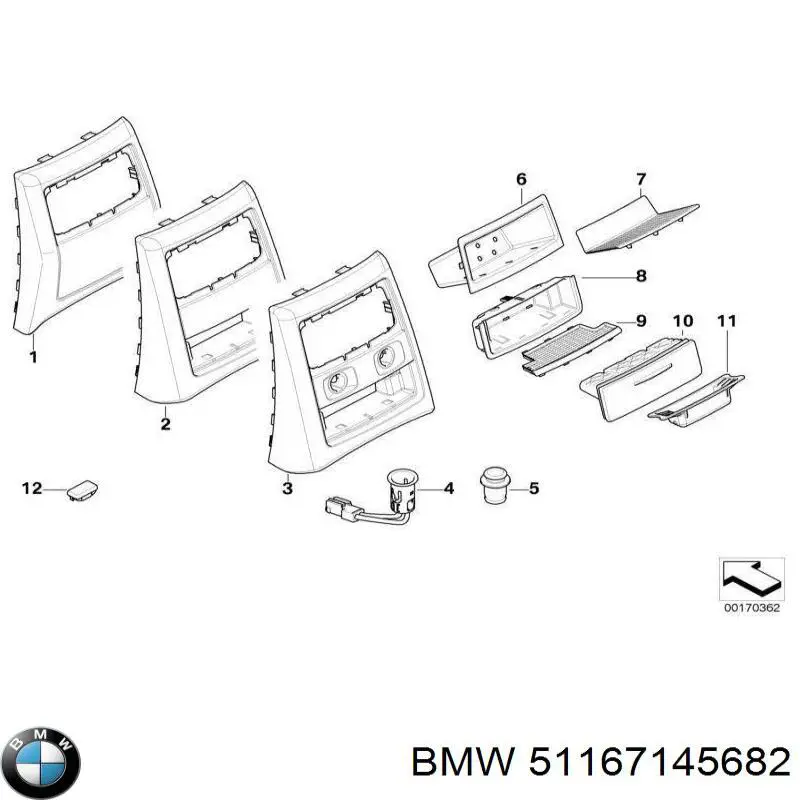  BMW 51167145682 цена, от 57.01 USD