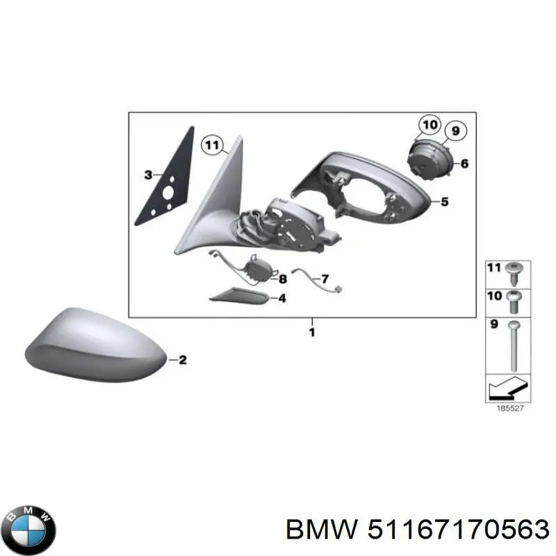  BMW 51167170563 цена, от 8.87 USD