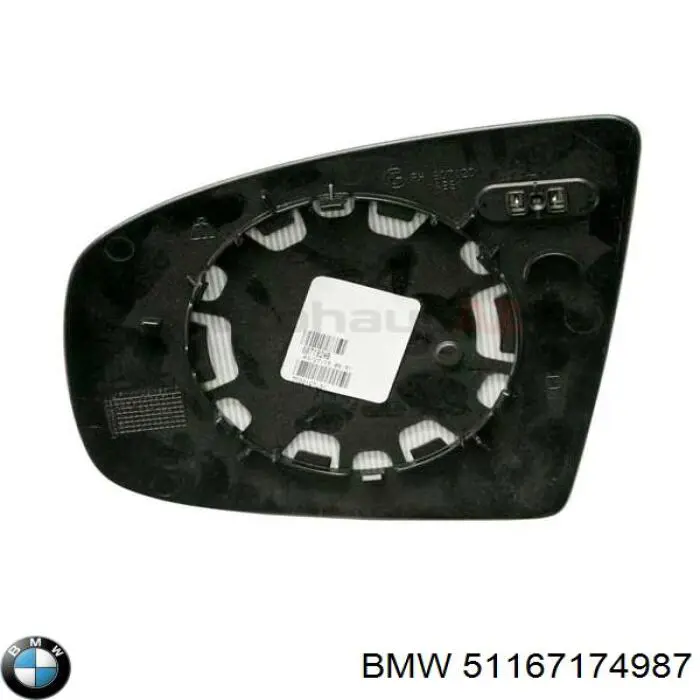 Зеркальный элемент левый BMW 51167174987