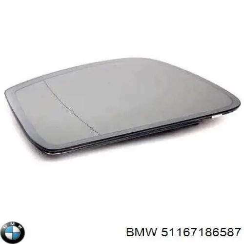 Зеркальный элемент левый BMW 51167186587