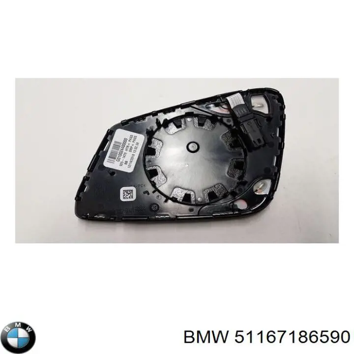 Стекло зеркала заднего вида, правого BMW 51167186590 цена, от 230.56 USD
