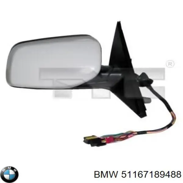 Наружное зеркало правое BMW 51167189488 цена, от 131.21 USD