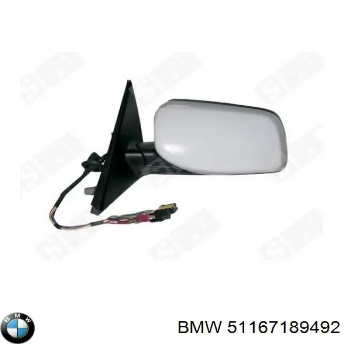 Наружное зеркало правое BMW 51167189520 цена, от 159.28 USD