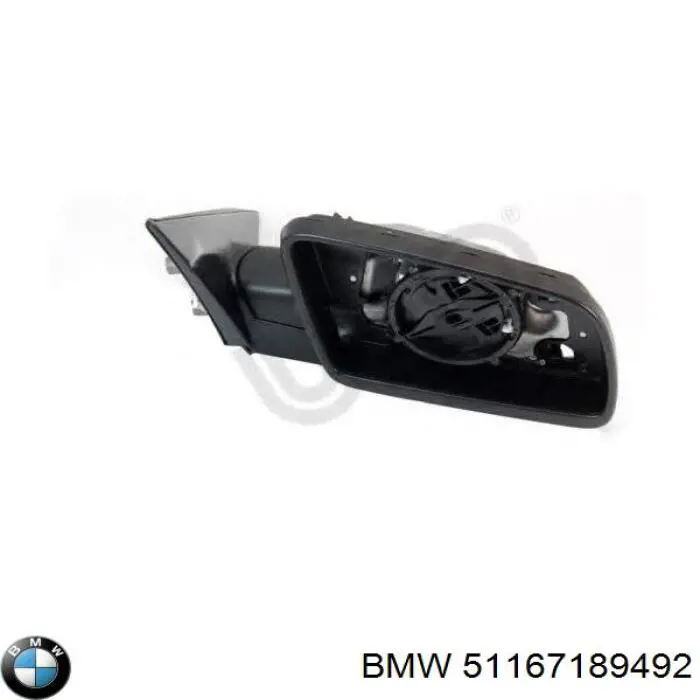 Зеркало заднего вида правое на BMW 5 E60