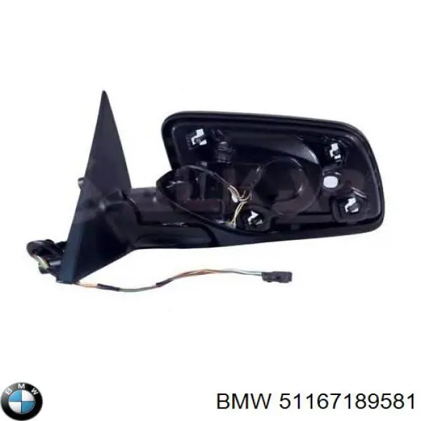 Купить 51167189581 BMW Наружное зеркало левое