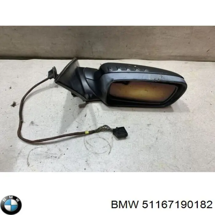 Корпус зеркала заднего вида левого 51167190182 BMW